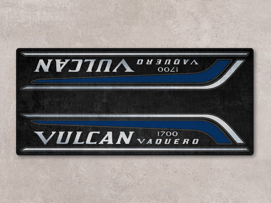 Designed Pit Mat for Kawasaki Vulcan 1700 Vaquero Motorcycle - MM7429 - Howling Moto