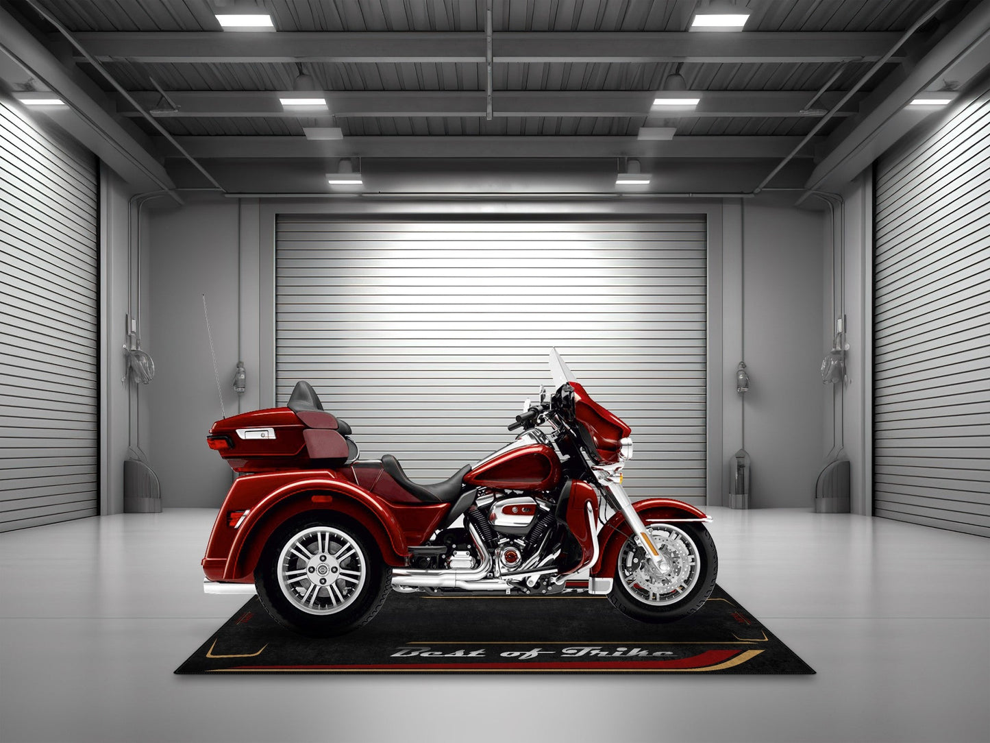 Motorcycle Mat for Trike Motorcycle "Best of Trike" - MM7433 - Howling Moto
