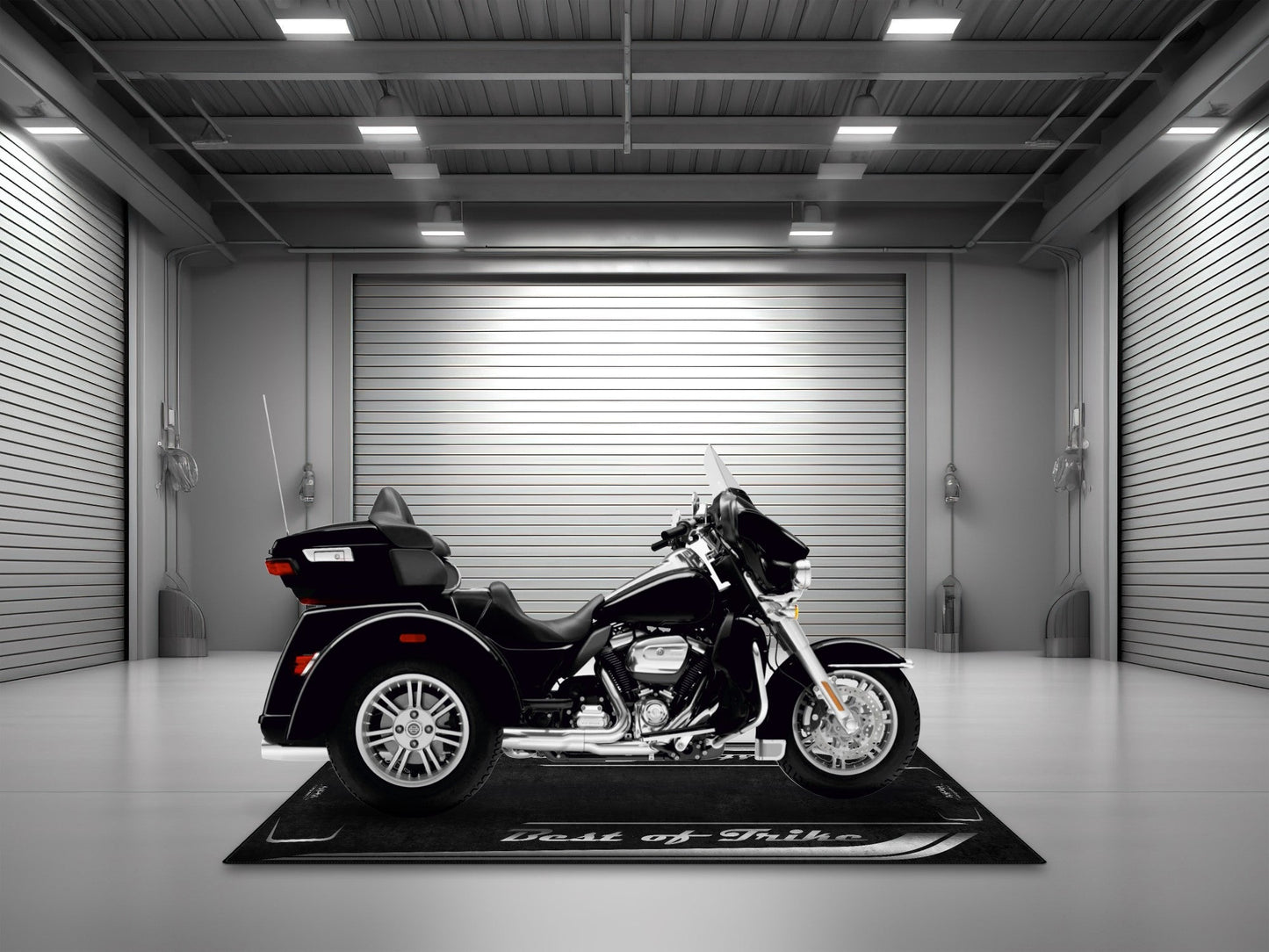 Motorcycle Mat for Trike Motorcycle "Best of Trike" - MM7433 - Howling Moto