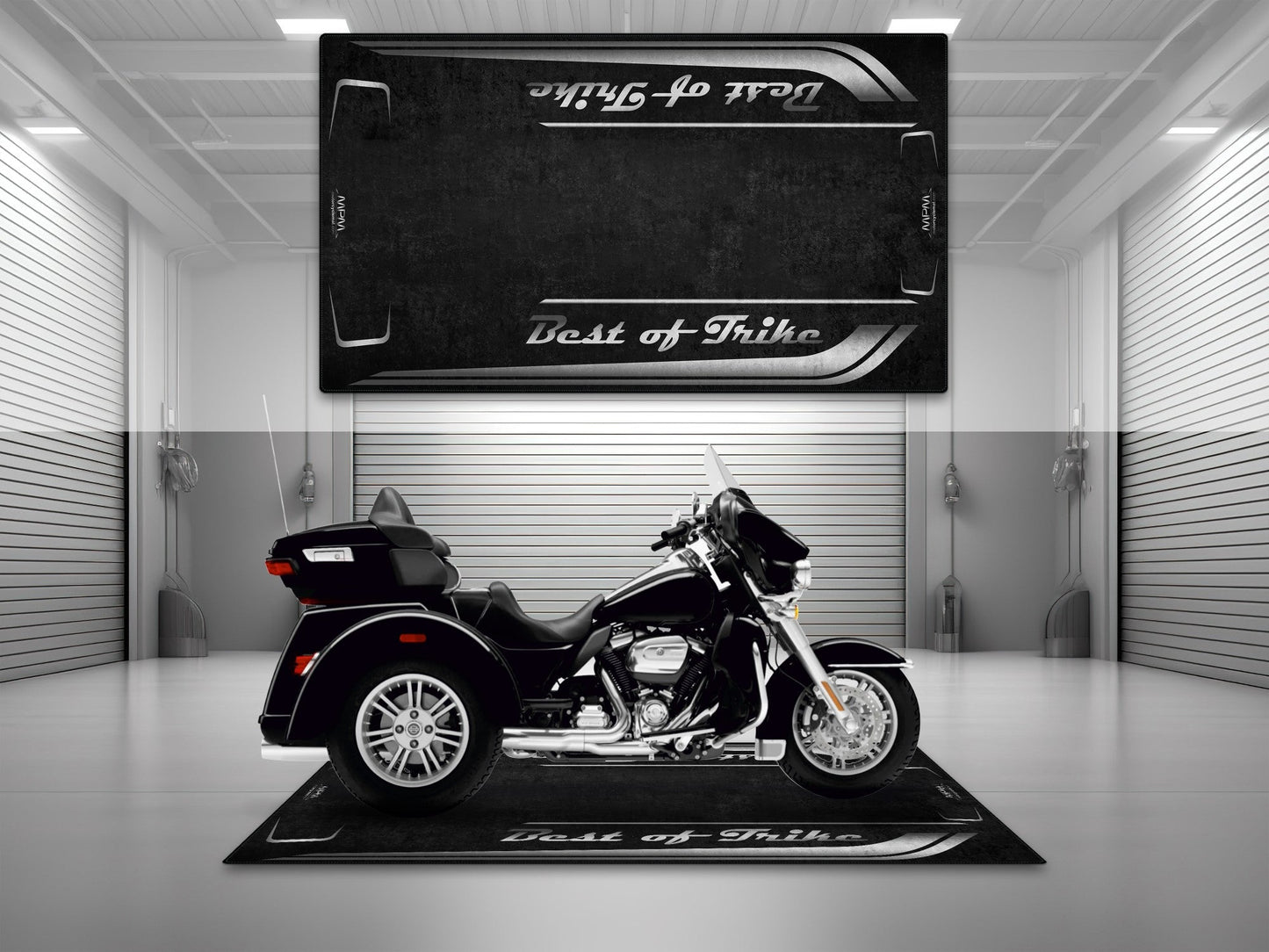 Motorcycle Mat for Trike Motorcycle "Best of Trike" - MM7433 - Howling Moto