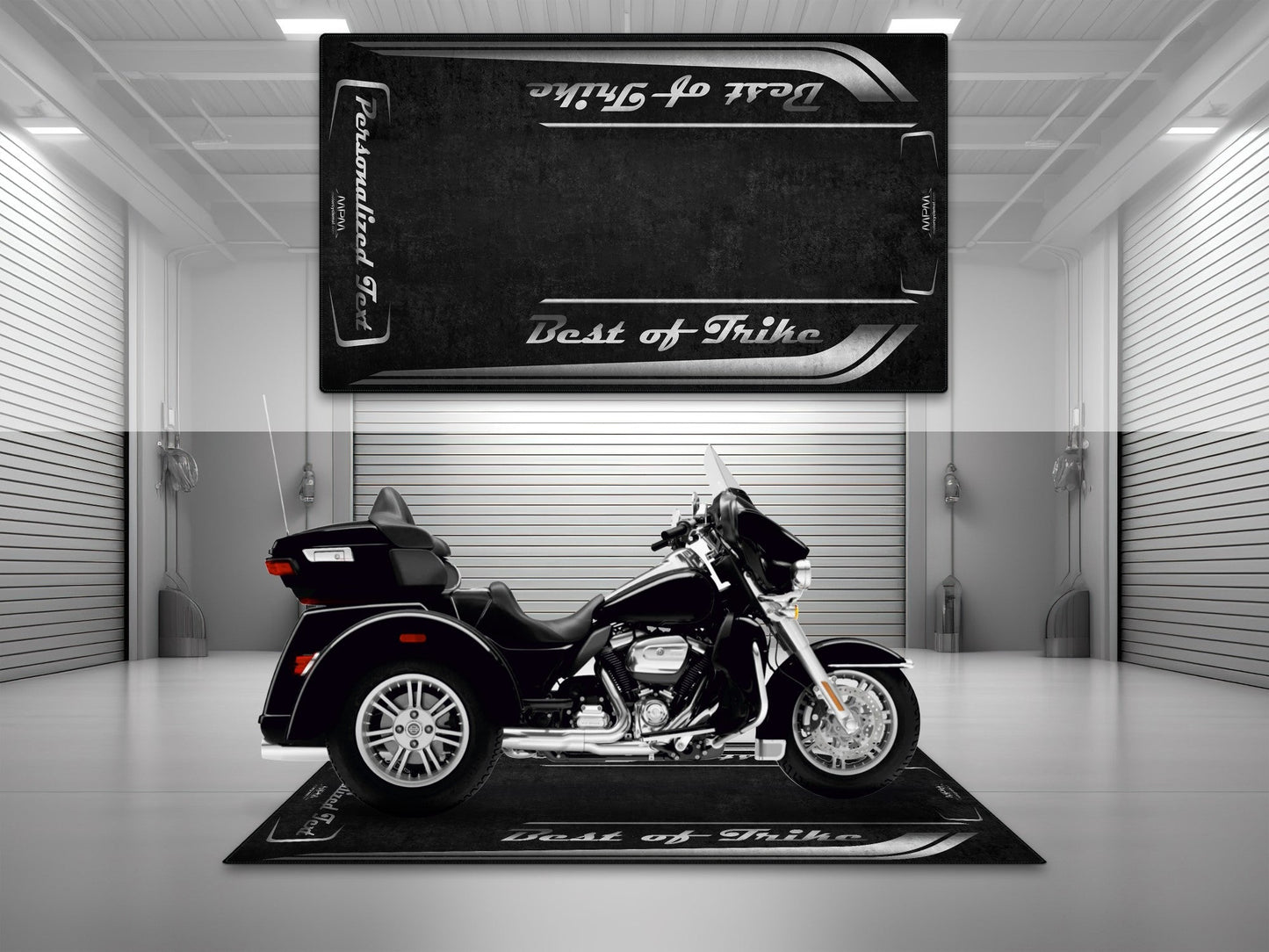Motorcycle Mat for Trike Motorcycle "Best of Trike" - MM7433 - Howling Moto