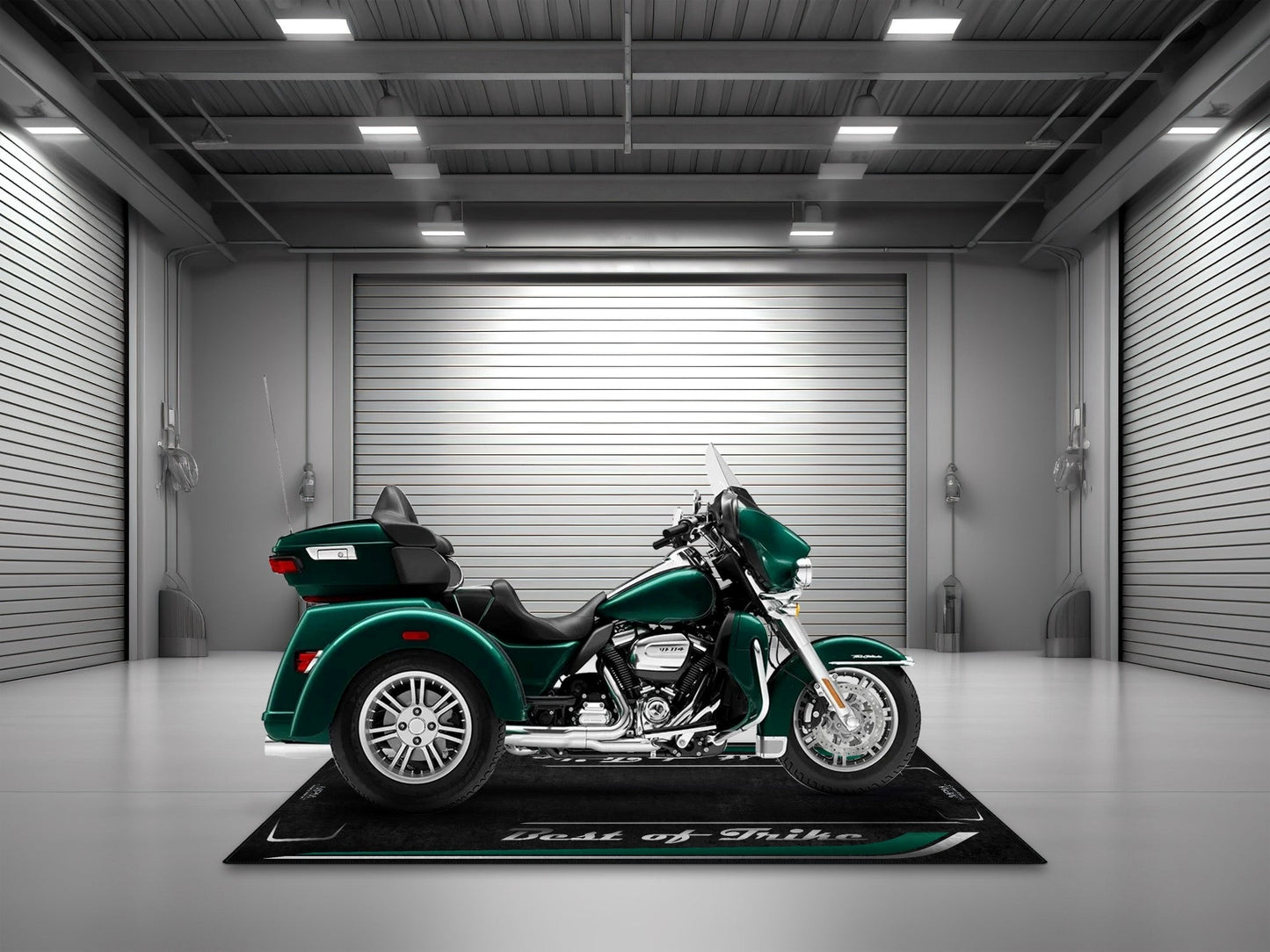 Motorcycle Mat for Trike Motorcycle "Best of Trike" - MM7433 - Howling Moto