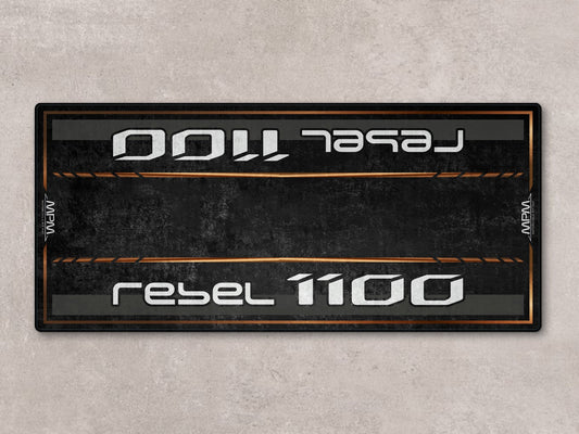 Designed Pit Mat for 2024 Honda Rebel 1100 Motorcycle - MM7438 - Howling Moto