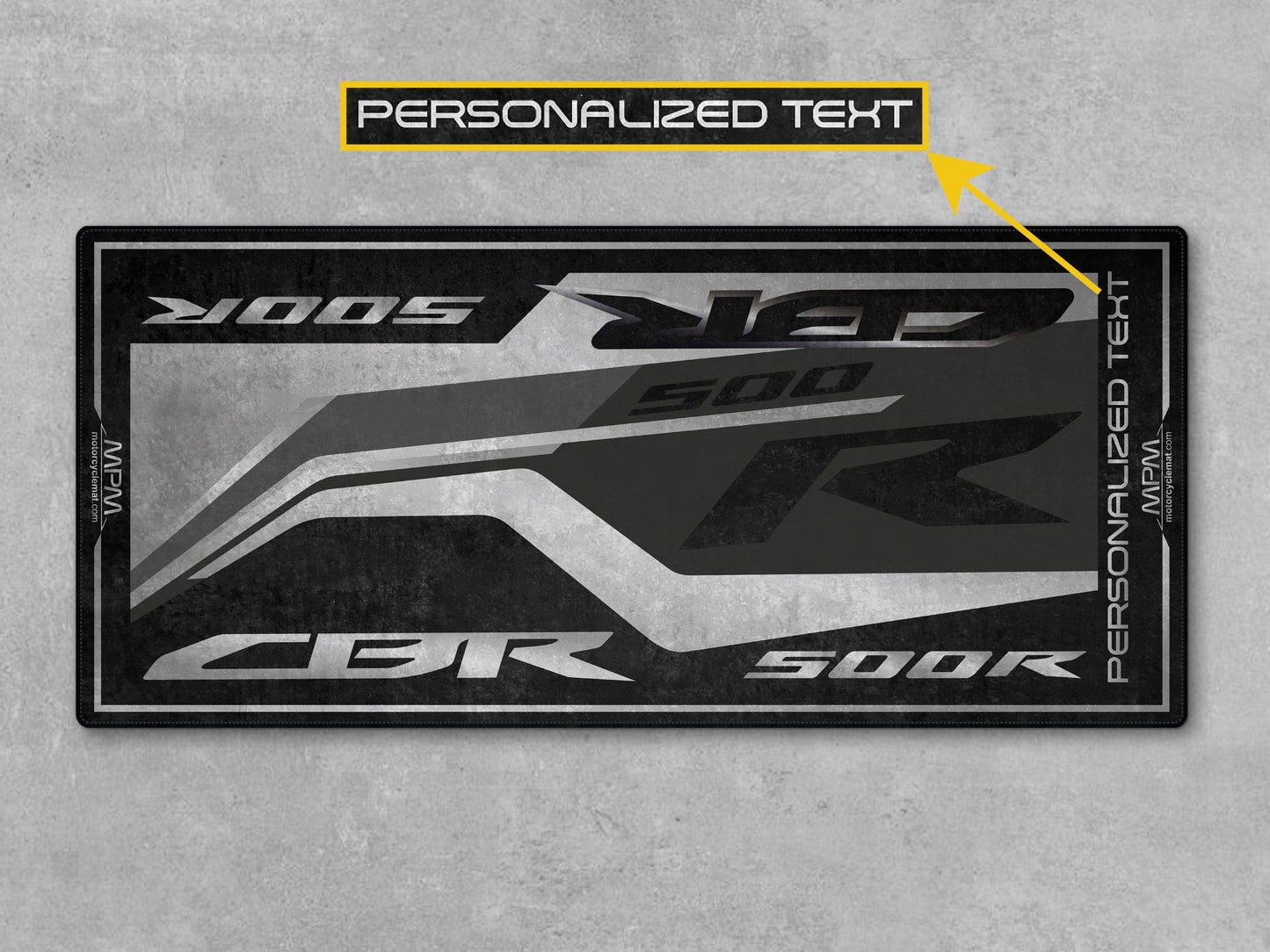 Designed Pit Mat for Honda CBR500R Motorcycle - MM7445 - Howling Moto