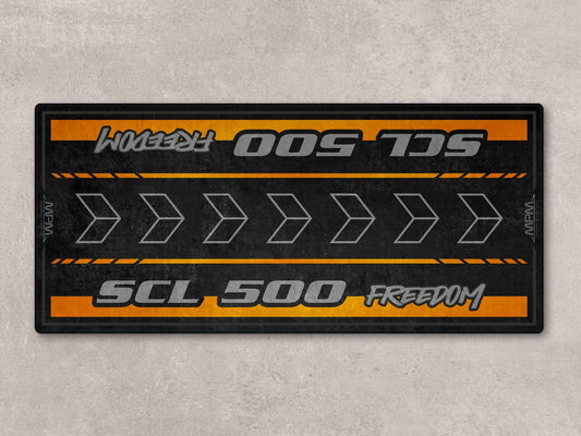 Designed Pit Mat for Honda SCL500 Motorcycle - MM7448 - Howling Moto