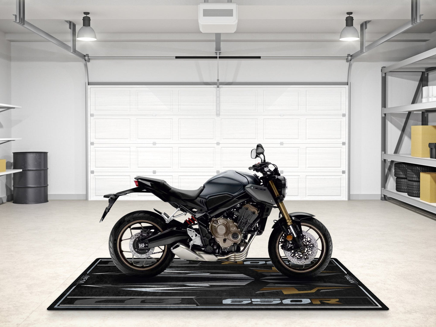 Designed Pit Mat for Honda CB650R Motorcycle - MM7449 - Howling Moto