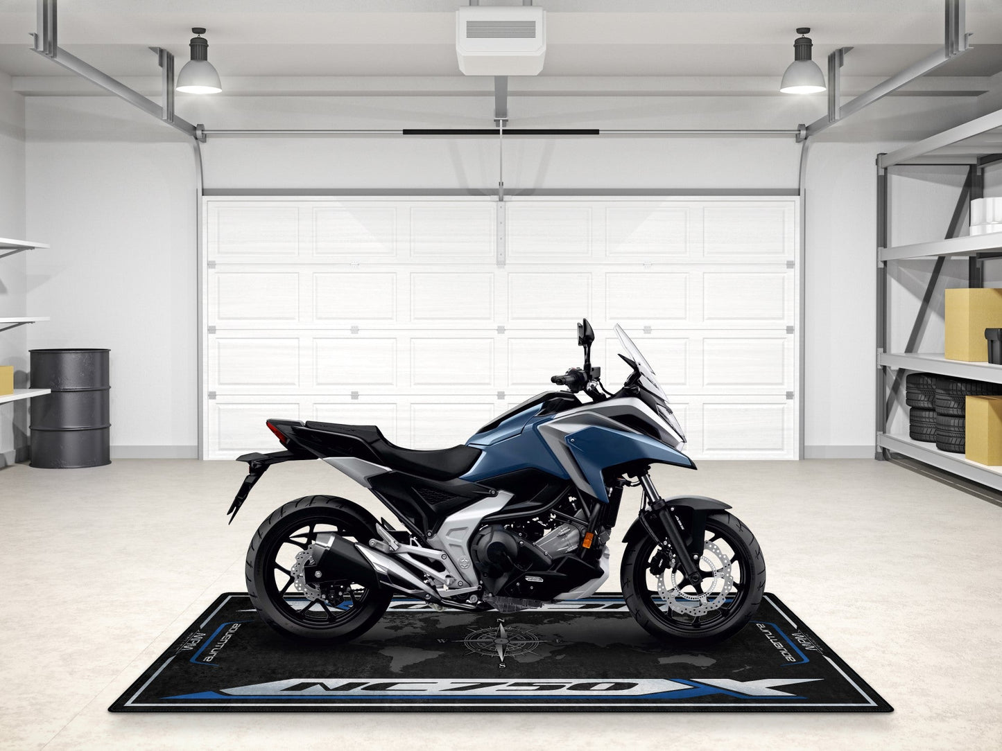 Designed Pit Mat for Honda NC750X Motorcycle - MM7454 - Howling Moto