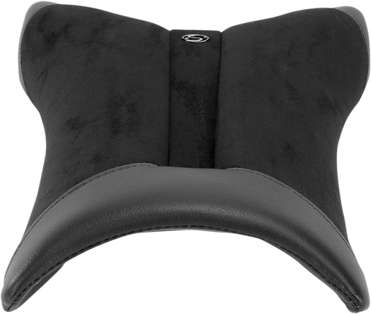 Black SADDLEMEN Gel Channel Sport Seat for Kawasaki ZX10R motorcycle, designed for comfort and sporty style.