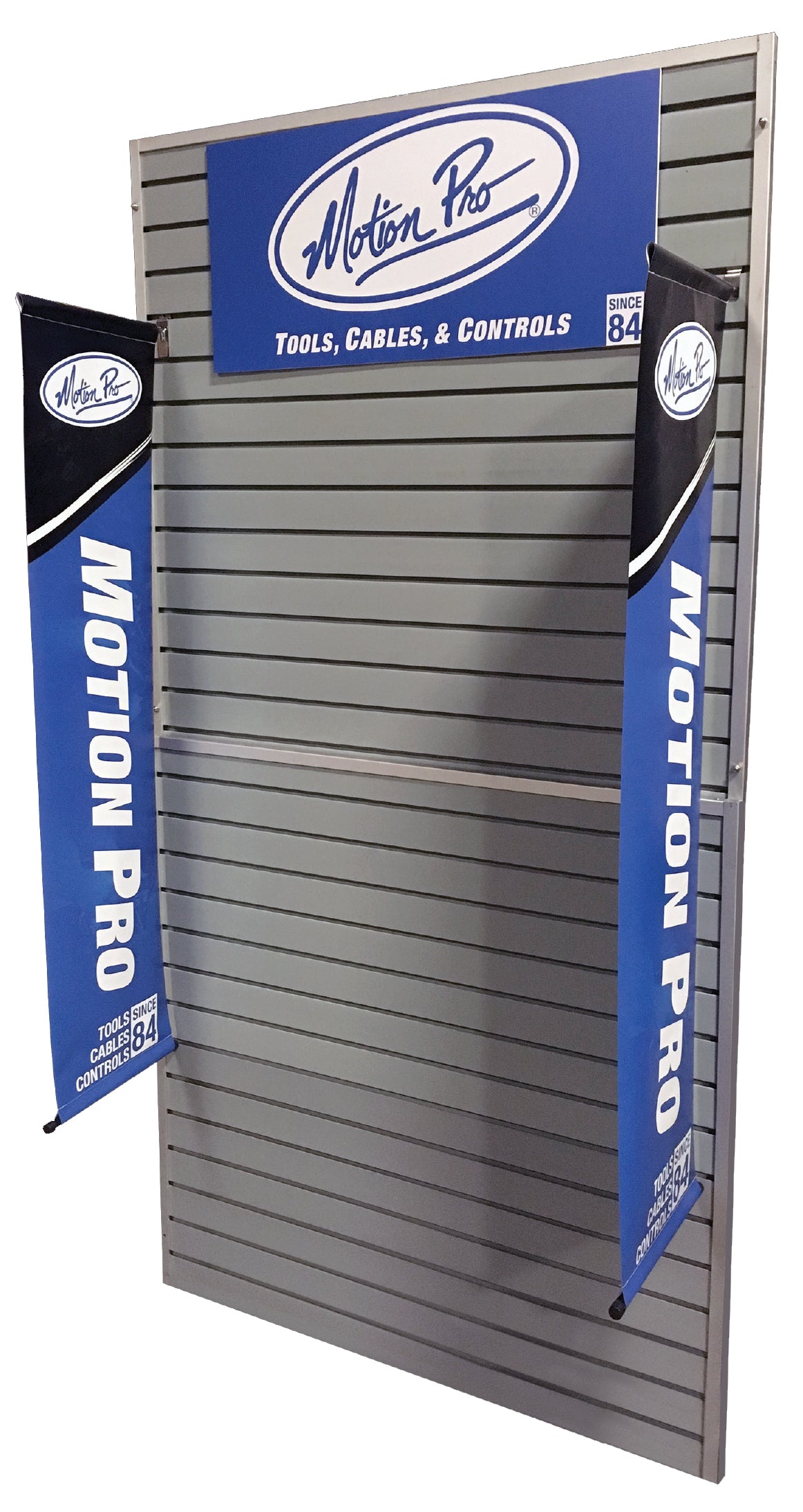 MOTION PRO, Motion Pro Cable Hanger Pop Display 20-0310 for Slat Wall Signage and Banners