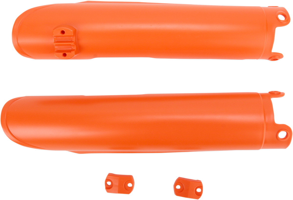 ACERBIS Lower Fork Covers for Inverted Forks - KTM Orange 2113740237 - Howling Moto