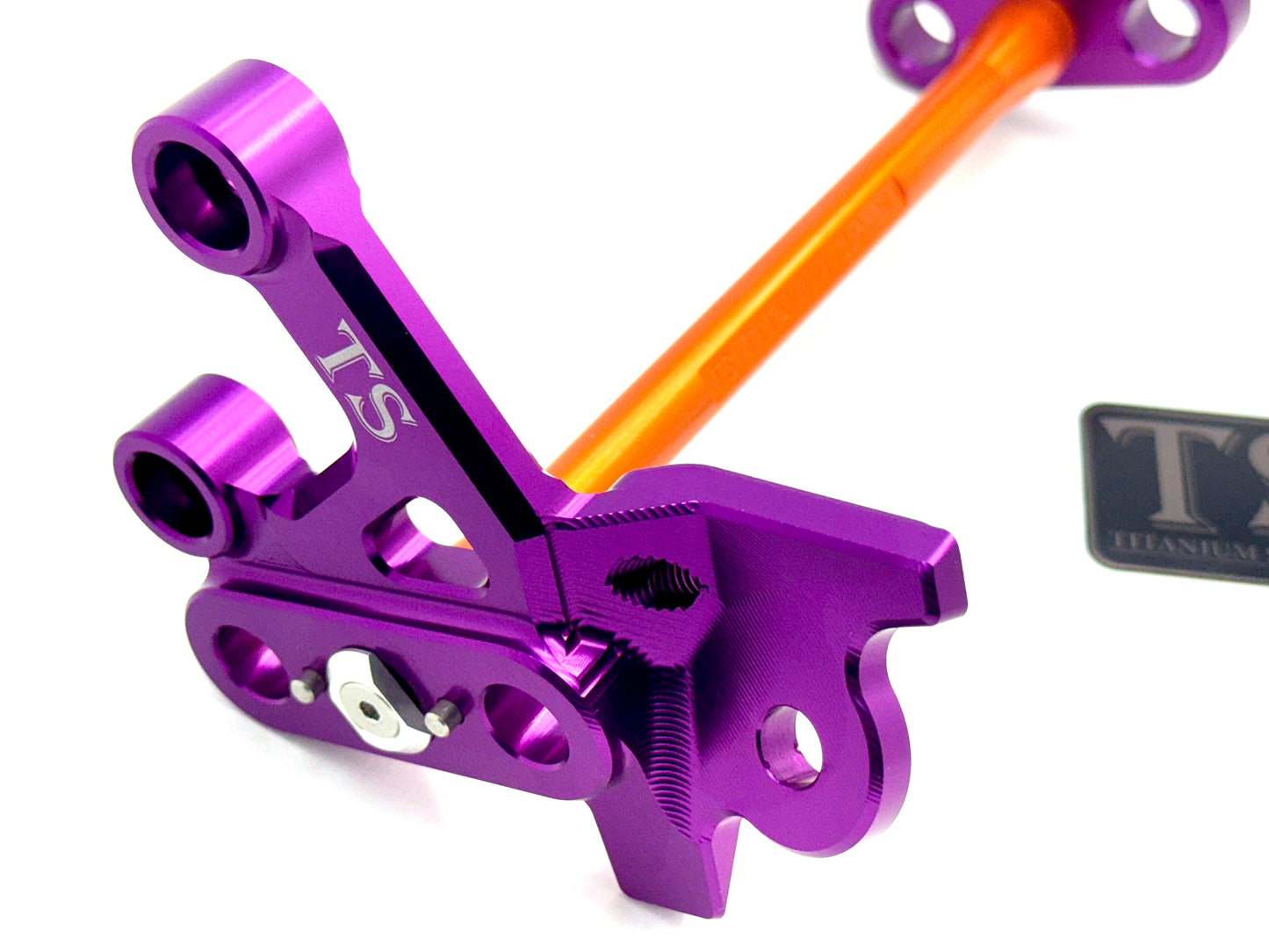 Custom CNC Aluminum Footpeg Bracket Assembly Surron - Howling Moto