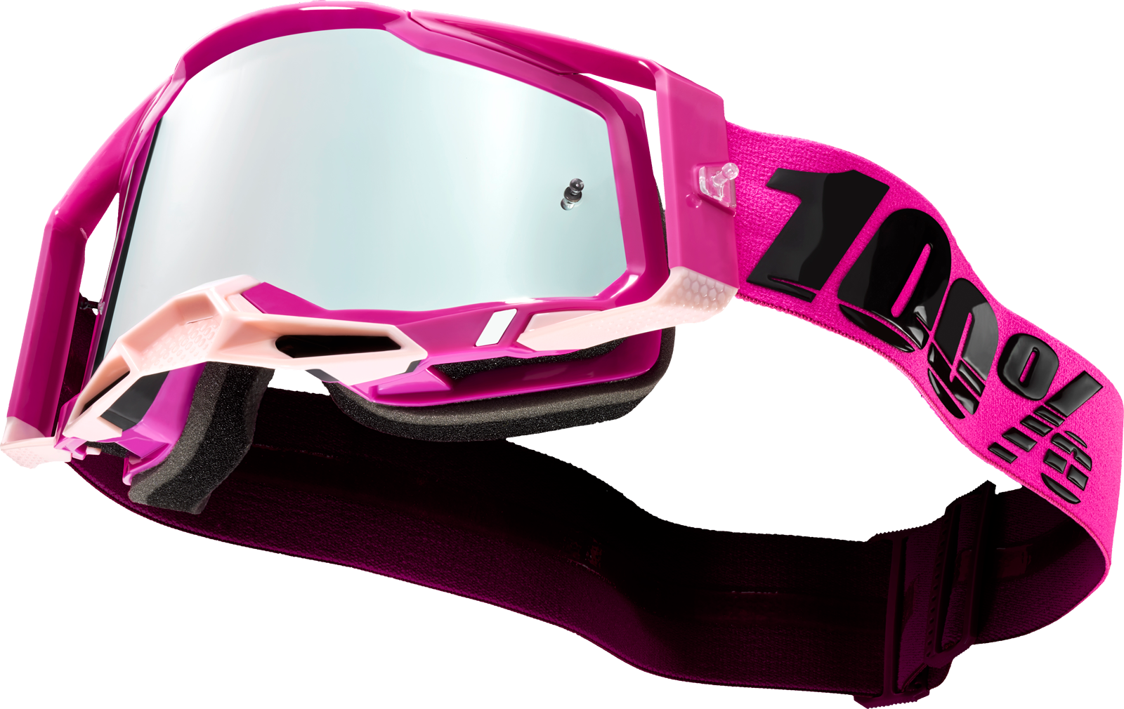 100% Racecraft 2 Goggles - Maho - Silver Flash Mirror 50121-261-08 - Howling Moto