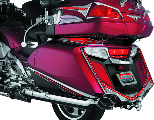 Kuryakyn, Kuryakyn LED Rear Fender Tip for Honda Gold Wing F6B 2013-2016 with Red Lens