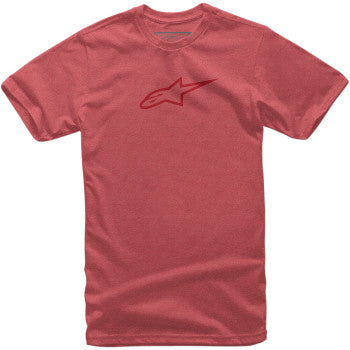 Alpinestars Ageless II T-Shirt - Heather Red/Red - 2XL(Closeout) - Howling Moto