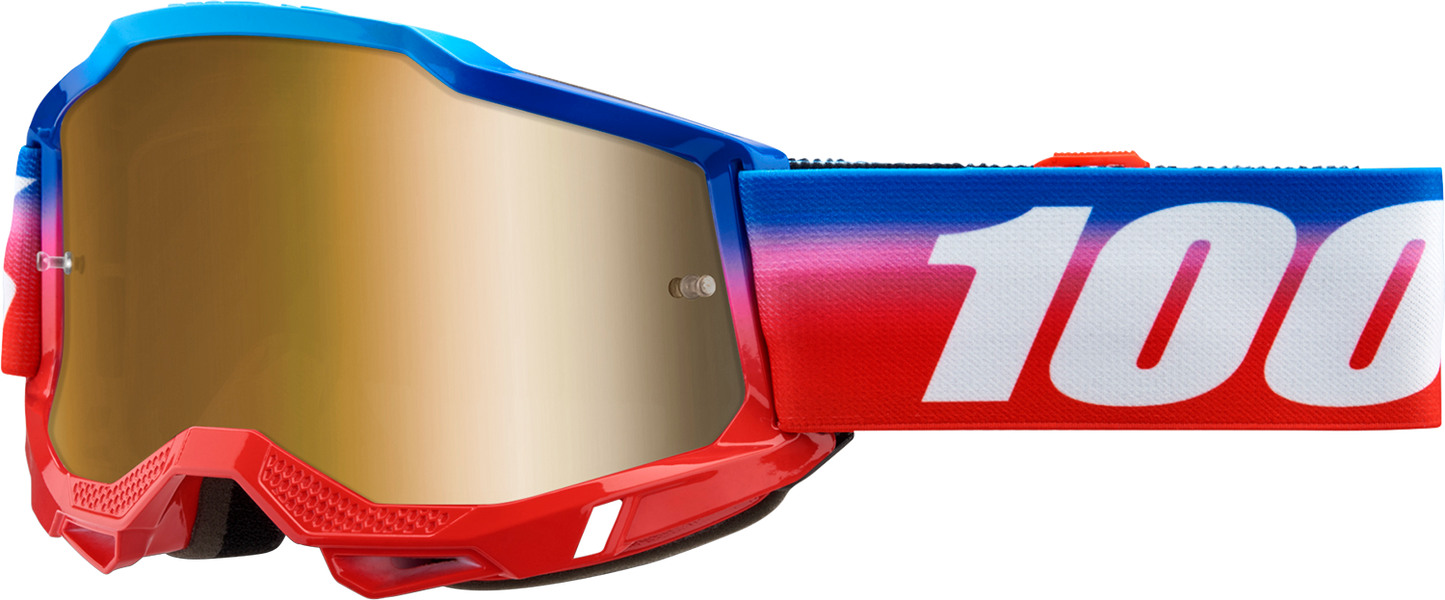 100% Accuri 2 Goggles - Unity - True Gold Mirror 50014-00025 - Howling Moto