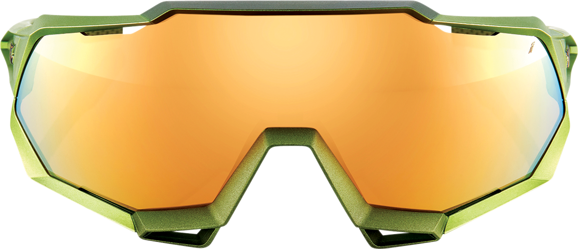 100% Speedtrap Sunglasses - Viperidae - Bronze Mirror Lens 61023-389-80 - Howling Moto