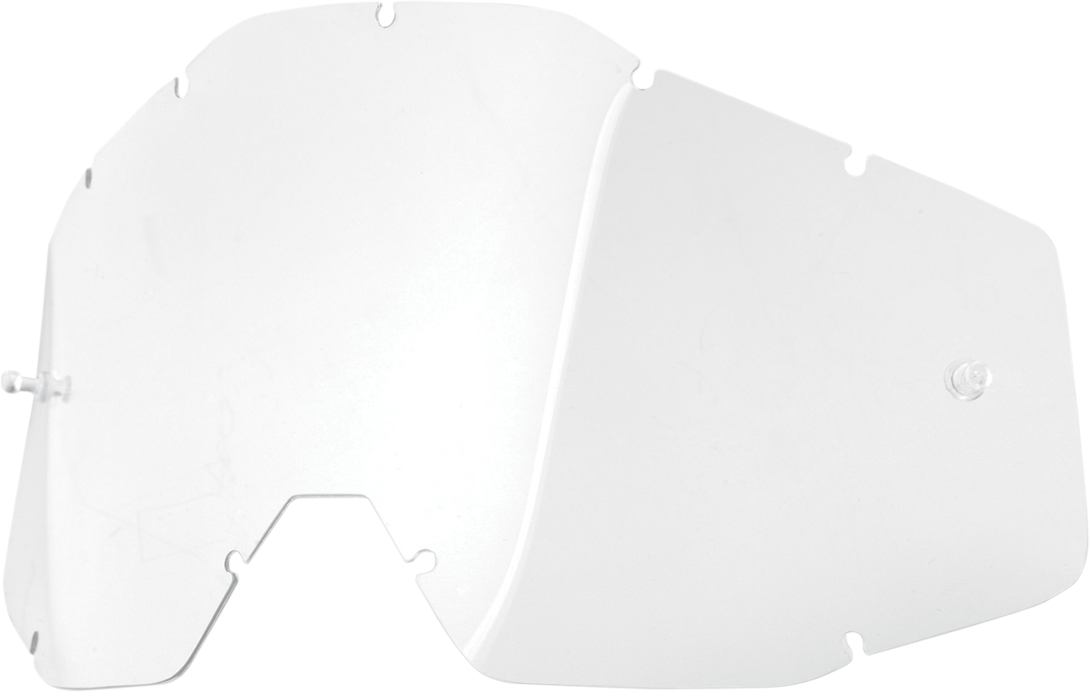 100% Accuri/Strata/Racecraft Lens - Clear 59005-00001 - Howling Moto