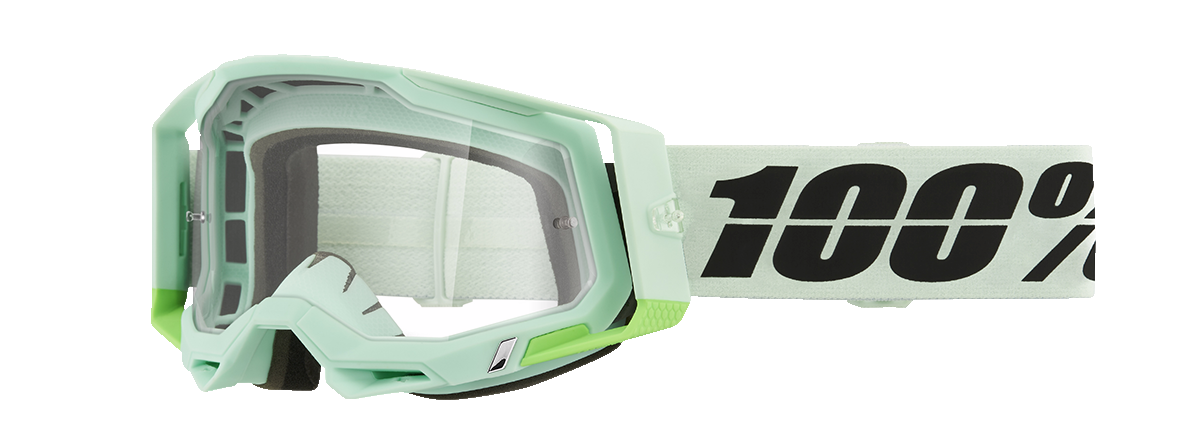 100% Racecraft 2 Goggles - Palomar - Clear 50009-00025 - Howling Moto