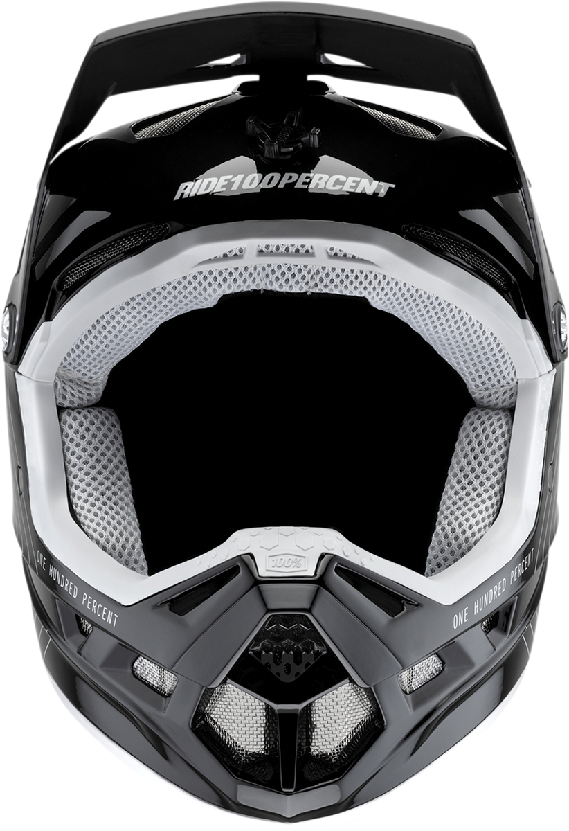100% Aircraft Helmet - Silo - Black - Large 80001-00004 - Howling Moto