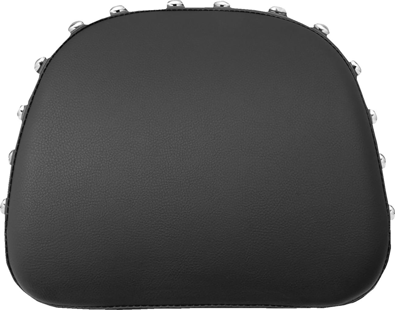 Black studded SADDLEMEN Renegade sissy bar pad for Indian bikes 2014-2022, designed for seat comfort and style.
