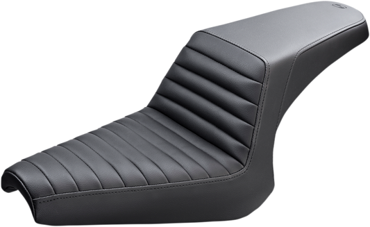 SADDLEMEN Step Up Seat - Front Tuck-n-Roll - Black Y13-16-171 - Howling Moto