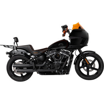 SADDLEMEN Step-Up Seat in honeycomb design for FXBB/FXST Harley-Davidson bikes 2018-2024, by Bill's Exhausts.