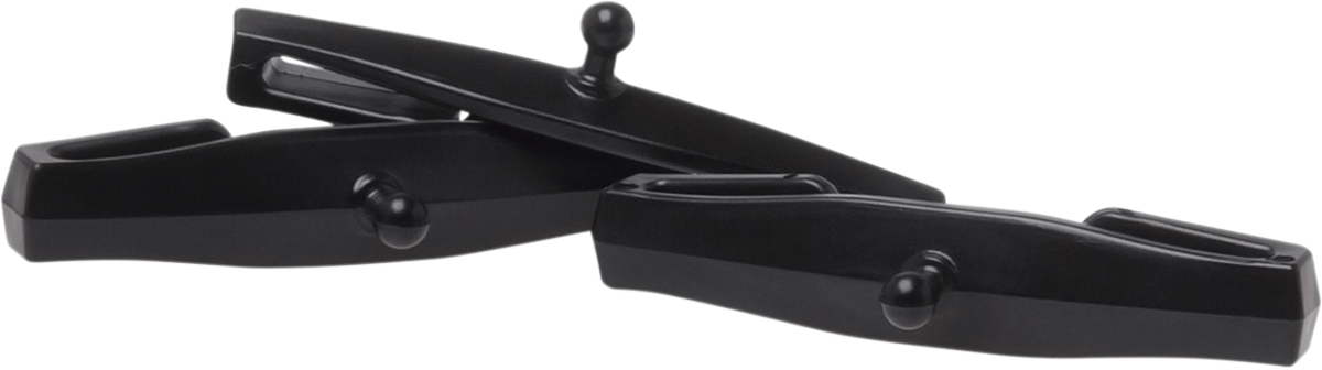 Set of three Accuri tear-off strap pins for goggles by Bill's Exhausts, featuring durable metal construction.