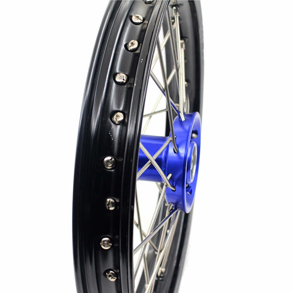 KKE 14 & 12 Kids Wheels Rims Set for YAMAHA YZ65 2018-2023 Blue - Howling Moto