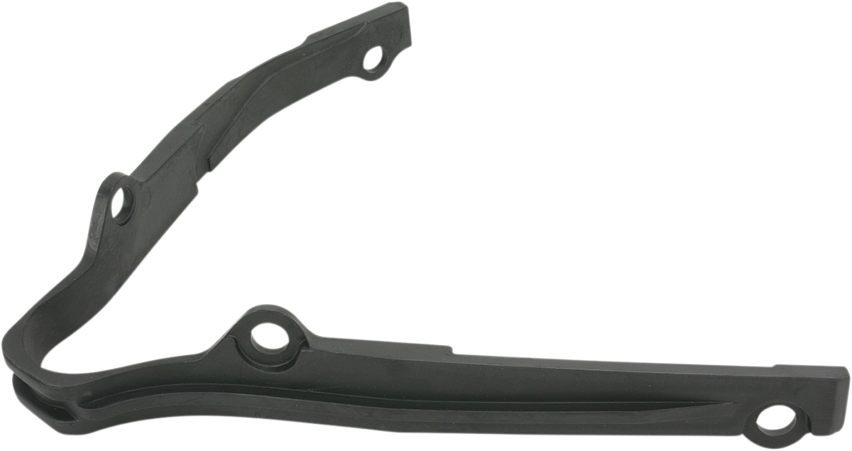 Black ACERBIS chain slider for Kawasaki motorcycles, designed to protect the bike's chain and swingarm.