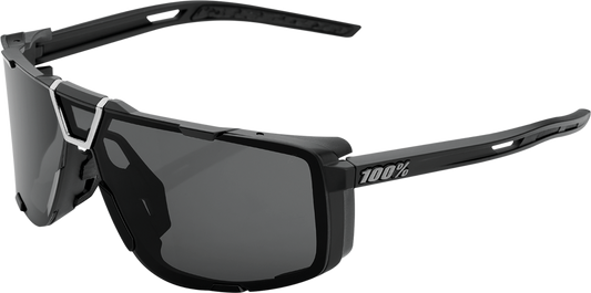 100% Eastcraft Sunglasses - Matte Black - Smoke 61045-102-01 - Howling Moto