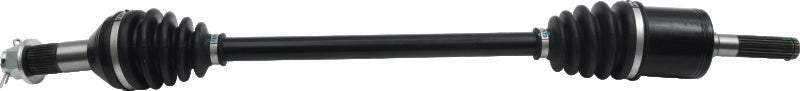 QuadBoss front left rugged axle for Can-Am Defender HD10 2020-2021, part number 609580, showing the durable metal construction.
