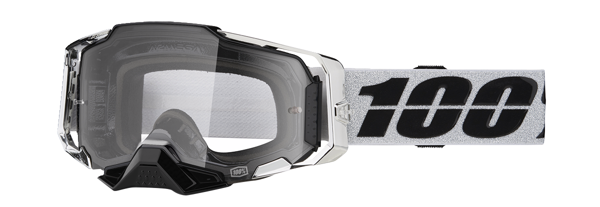 100% Armega Goggles - Atac - Clear 50004-00016 - Howling Moto
