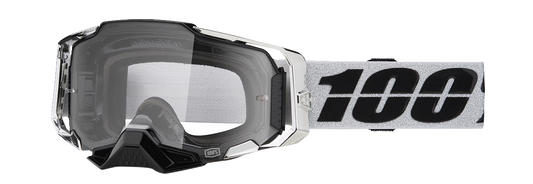 100% Armega Goggles - Atac - Clear 50004-00016 - Howling Moto