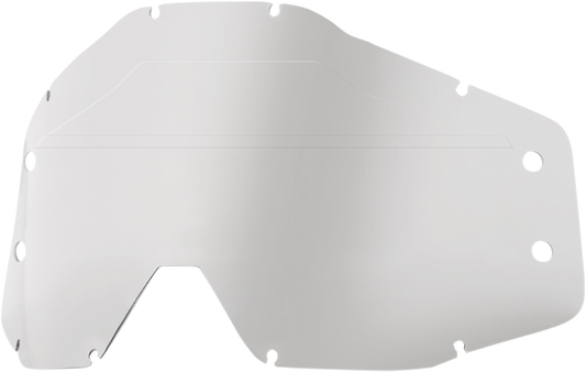 100% Forecast Lens - No Bumps - Clear 51121-010-01 - Howling Moto