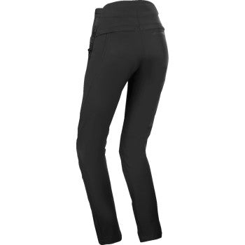Black Alpinestars Stella Alamosa Pants for women, featuring durable fabric and stylish design, size 27.