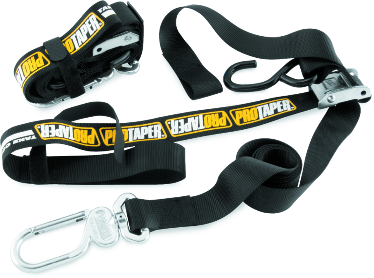 ProTaper 1-1/2in Tie Down Black - Howling Moto