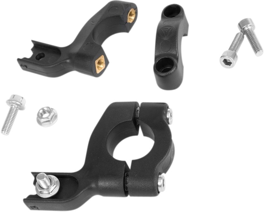 ACERBIS Uniko plastic body mount for motorcycles, designed for durability and secure fitting, with visible mounting points and branding.