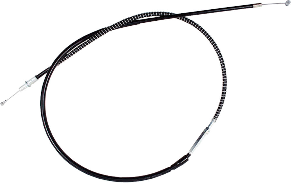 Black vinyl clutch cable for motorcycles by MOTION PRO, model 03-0107, designed for durability and reliable performance.