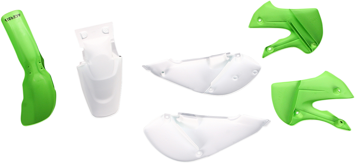 Acerbis standard replacement body kit for motorcycles, featuring OEM parts, displayed on a plain background with visible body panels.