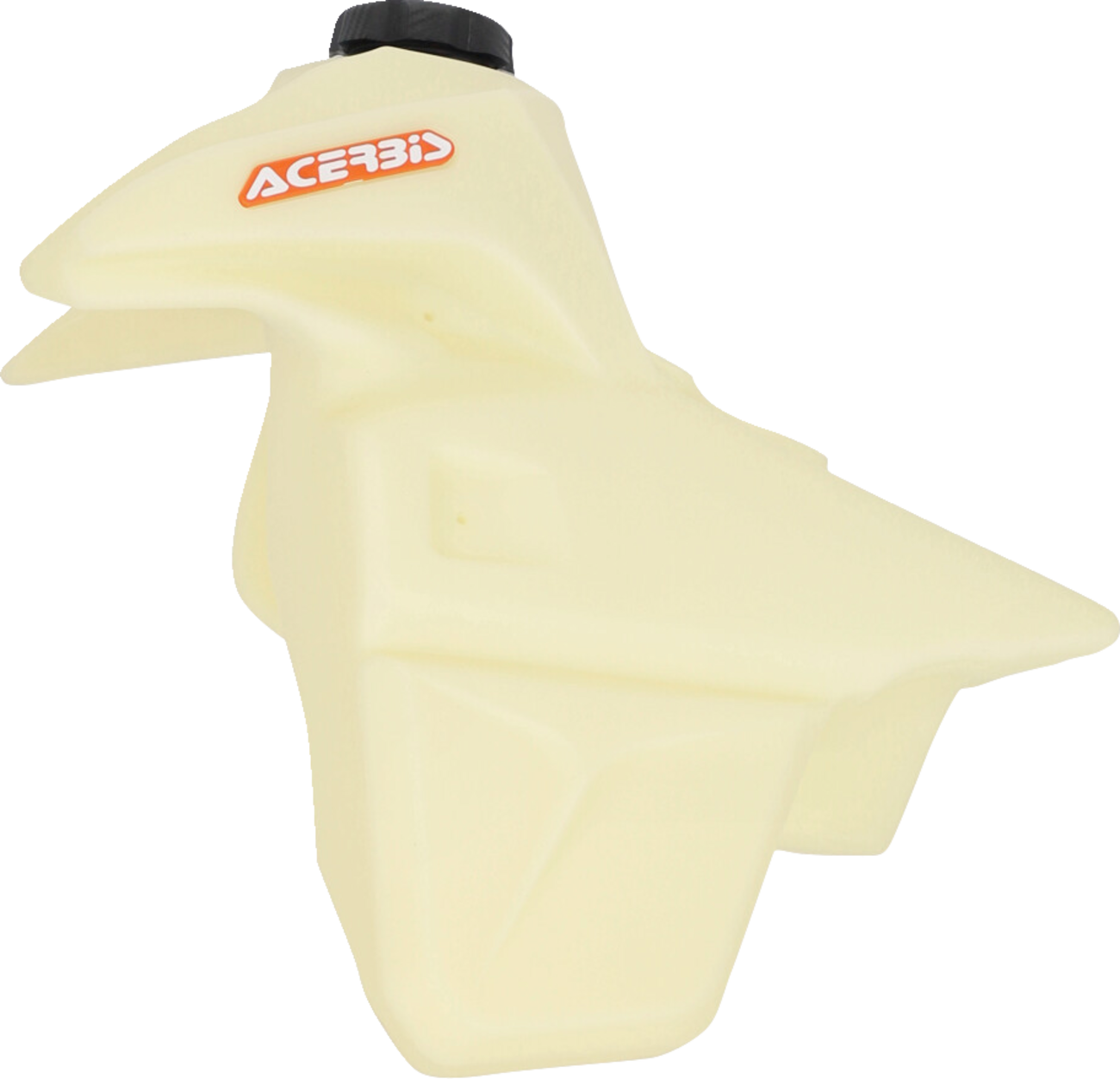 Acerbis KTM 2023 fuel tank in natural color, motorcycle body part with branding and detailed surface texture.