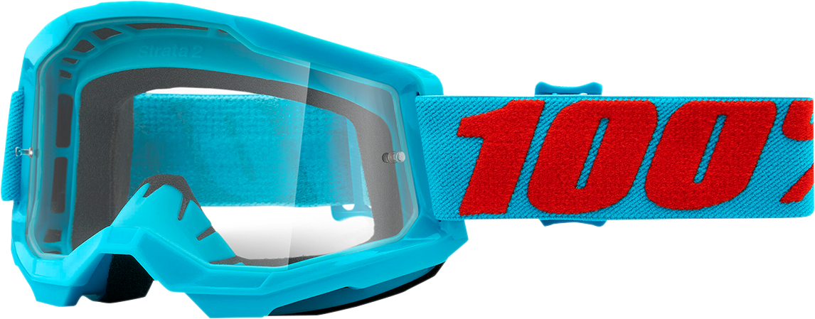 Bill's Exhausts Strata 2 Summit Goggles with clear lenses, designed for outdoor activities and eye protection.