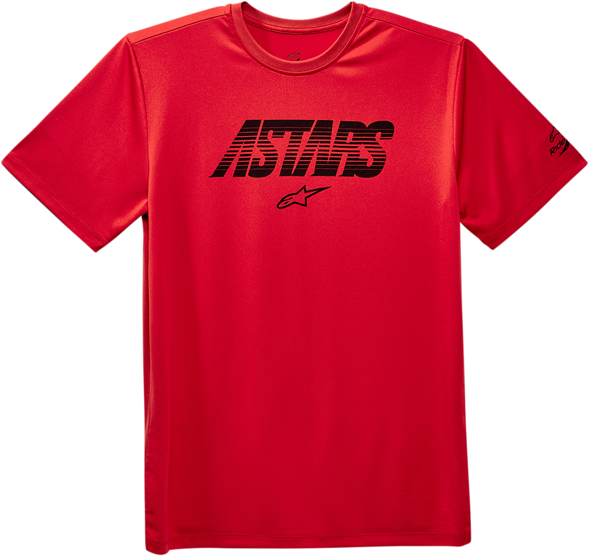 Red ALPINESTARS Tech Angle Premium T-Shirt in Large, featuring a stylish design and comfortable fabric, brand logo visible on front.