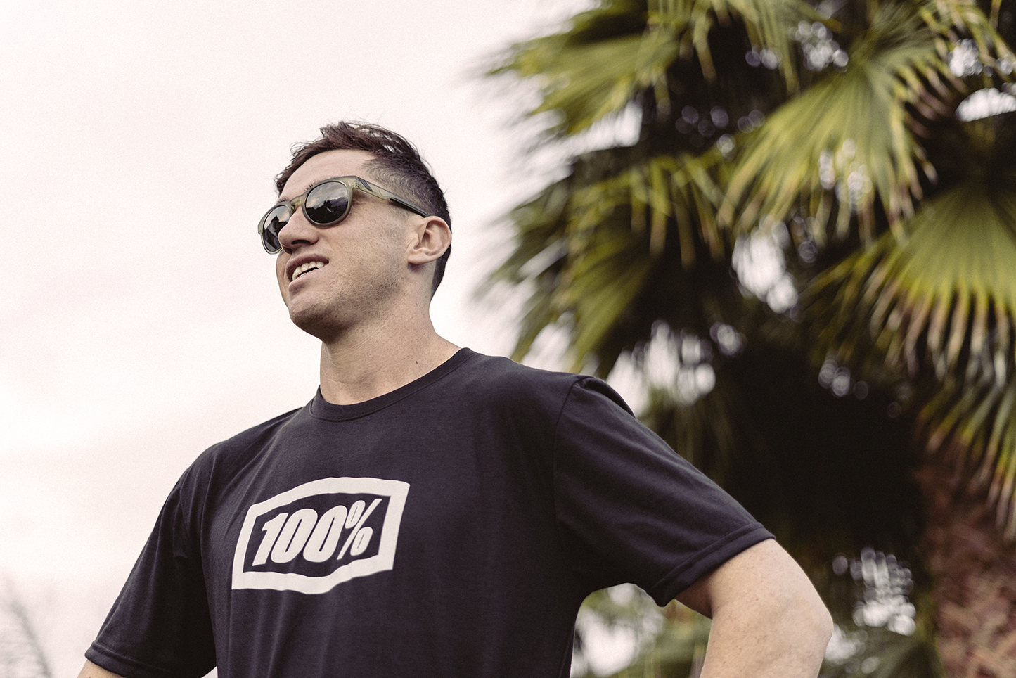 100% Icon T-Shirt - Black - Small 20000-00020 - Howling Moto