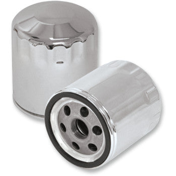 S&S Cycle Chrome Oil Filter - Howling Moto