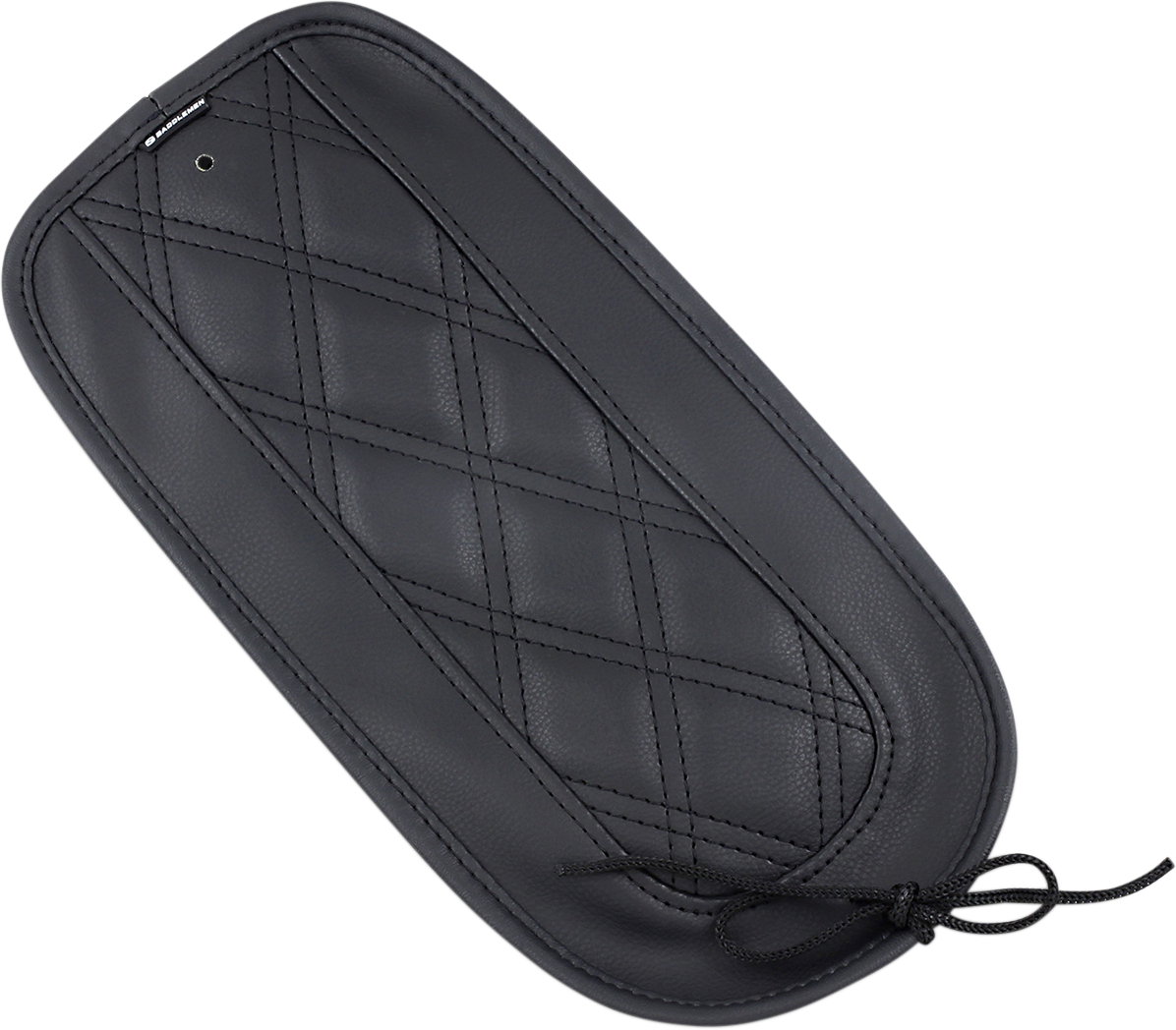 Bill's Exhausts SADDLEMEN Fender Chap matching LS Solo Seat T8129-18-LS for motorcycle, black leather with stitching details
