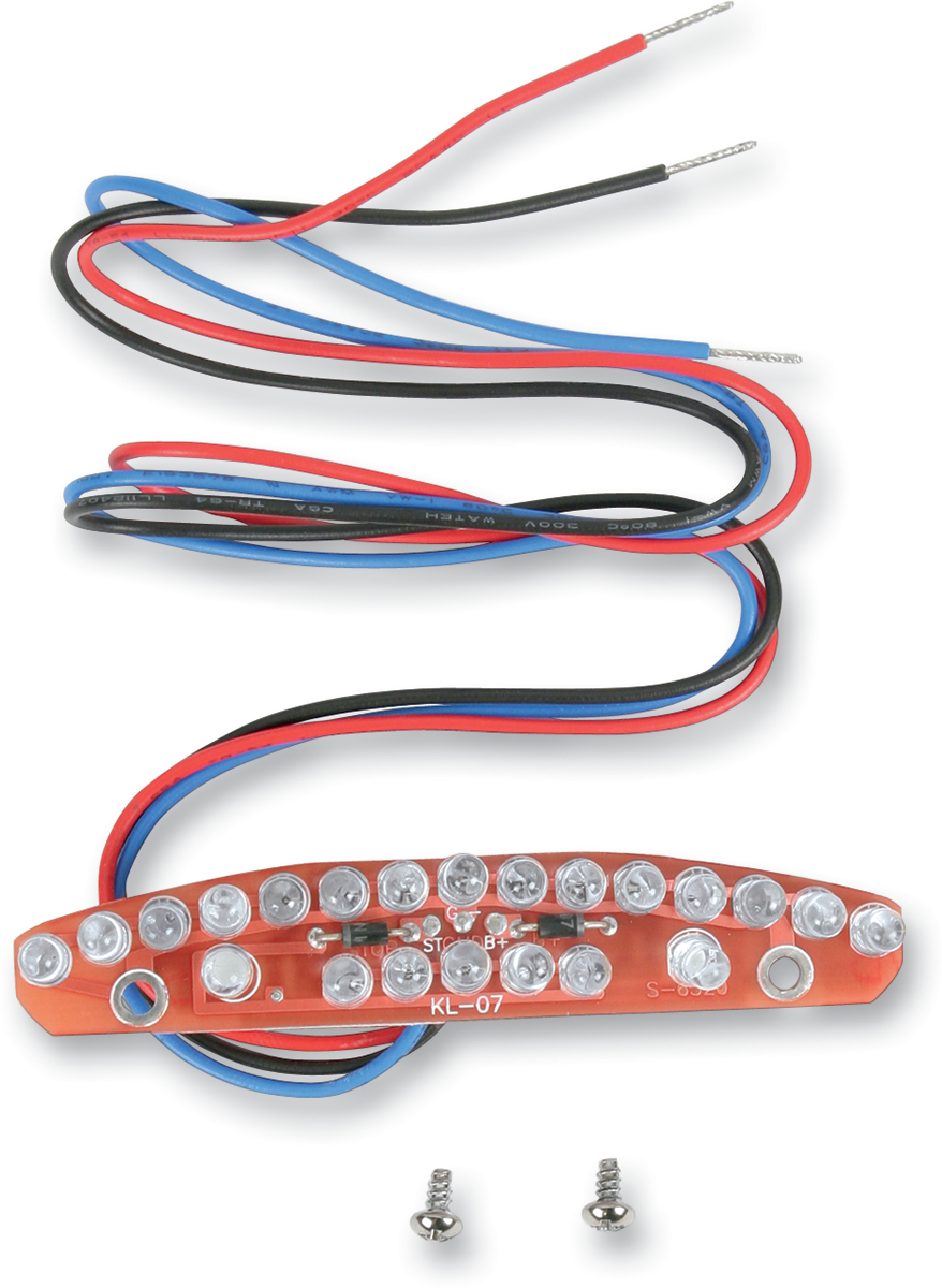 DRAG SPECIALTIES Replacement Half-Moon LED Board 28-6041LED-A, new LED circuit board for motorcycle lighting.