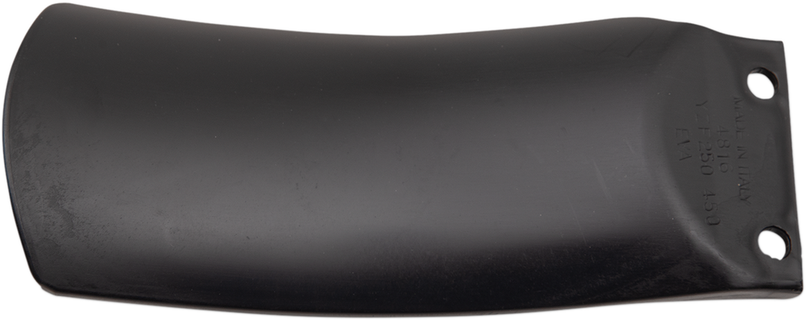 Black Acerbis mud flap designed for vehicle body protection, featuring the Bill's Exhausts branding and mounting points.