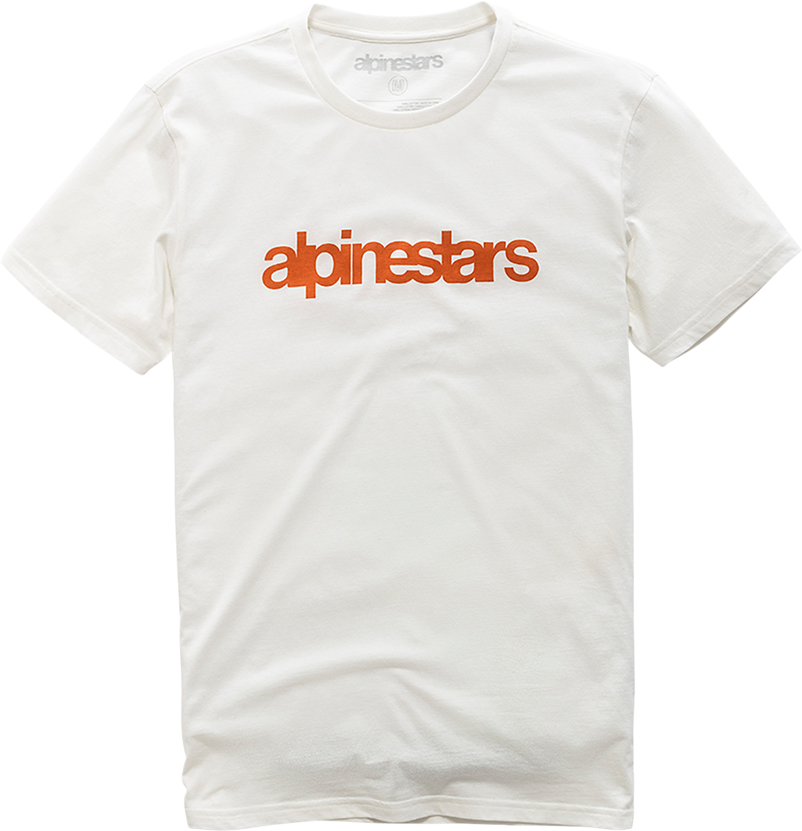 Bill's Exhausts Alpinstars Heritage Word T-Shirt in natural color, XL size, featuring bold printed logo design.