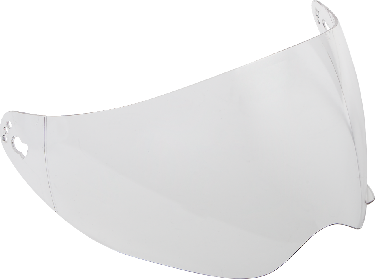 Clear AFX FX-37X helmet shield from Bill's Exhausts showing its transparent design and secure attachment features.
