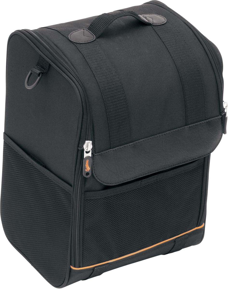 Bill's Exhausts SADDLEMEN SSR1200 universal bike seat bag with durable seat design and secure attachment for motorcycles.